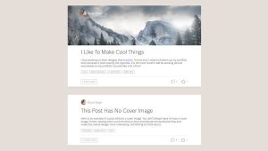 BLOG ENTRY LAYOUTS