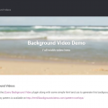 JQUERY BACKGROUND VIDEO