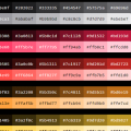 COLOR PALETTES WITH SHADES