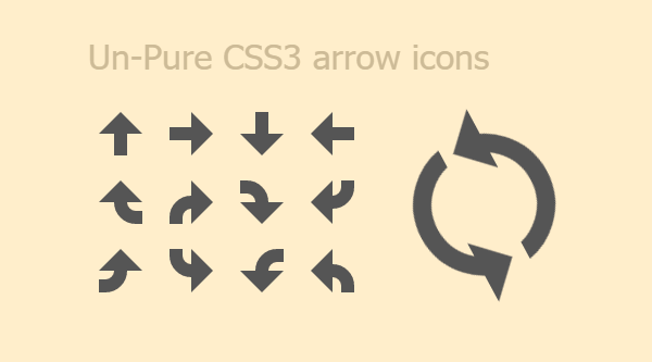 CSS3 ARROW ICONS