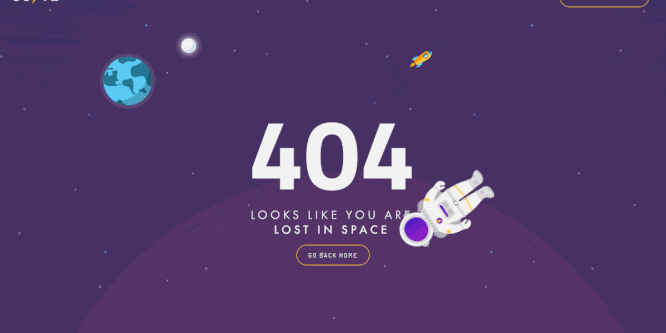 404 PAGE – LOST IN SPACE