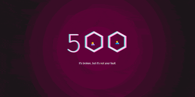 500 ERROR PAGE TEMPLATE