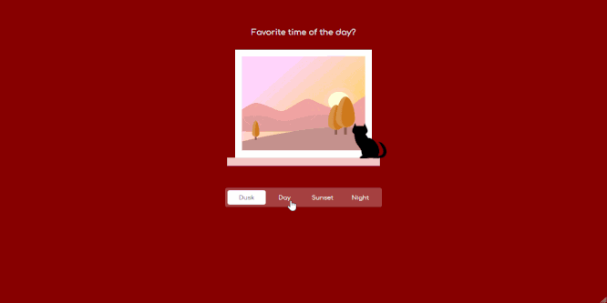 CSS ANIMATION: TIME OF DAY