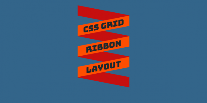 CSS GRID RIBBON LAYOUT
