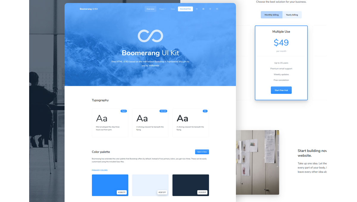 BOOMERANG UI KIT