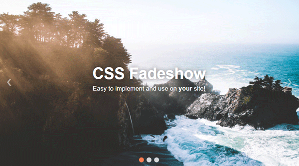 CSS FADESHOW