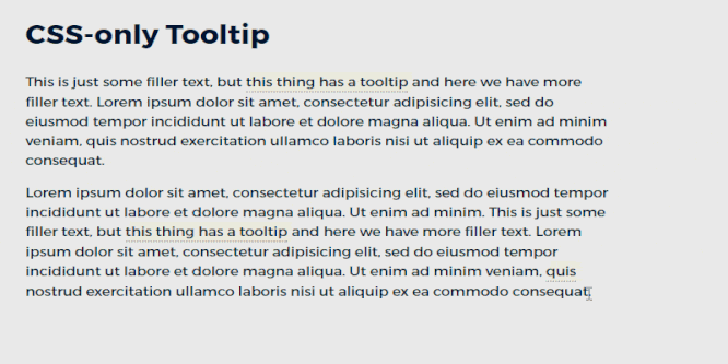 CSS-ONLY TOOLTIP