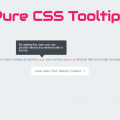 PURE-CSS TOOLTIPS