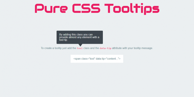PURE-CSS TOOLTIPS
