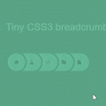 TINY CSS3 BREADCRUMB