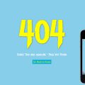 Deadlink 404 Page Not found Mobile web Template