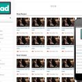 Mad – Free video sharing Mobile Website Template