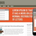 Manboo blogging web template and Mobile template