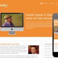 Yellowsky – blogging website and mobile Template
