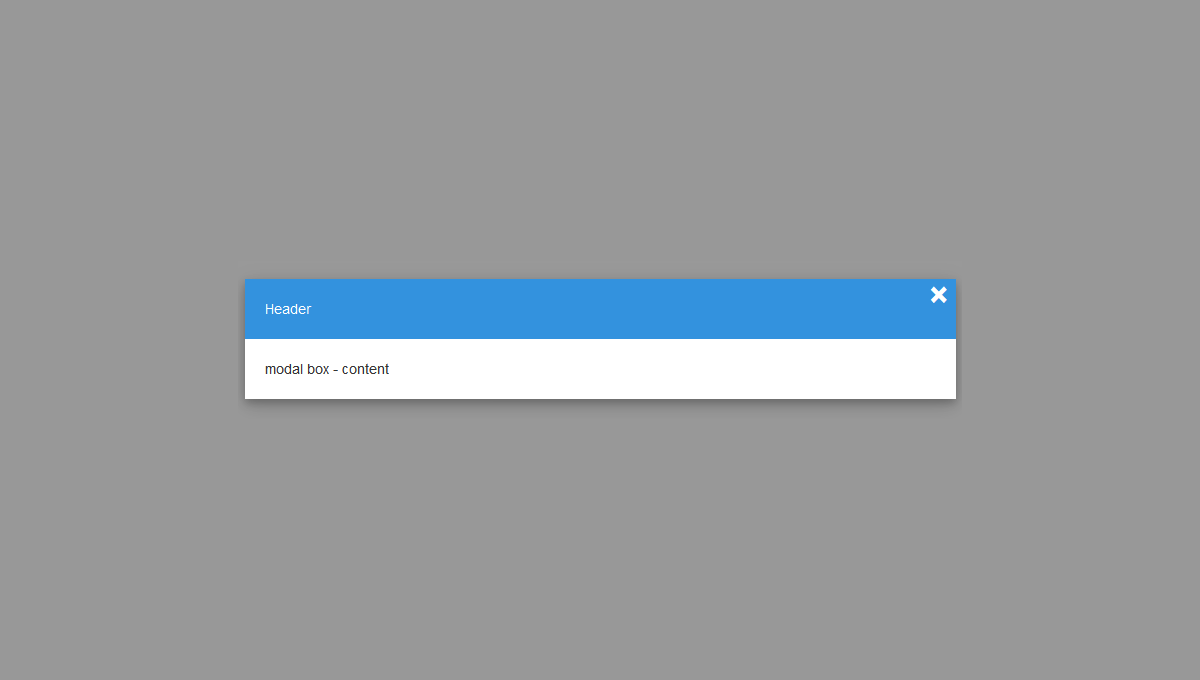 MODAL BOX