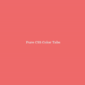 PURE CSS COLOR TABS