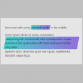 CSS ATTEMPTS AT TEXT WITH INLINE SKEWED BACKGROUND