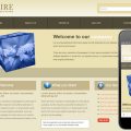 Desire Solutions web template and mobile website template