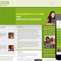 Lotus Education web template mobile website template for education centers