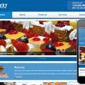 New Bakery web template and mobile website template for bakeries
