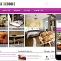 New House Decors Interior web template and mobile website template