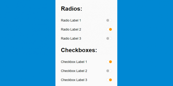 ANIMATED CHECKBOX AND RADIO BUTTONS