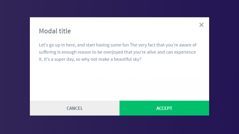 ANOTHER MODAL BOX