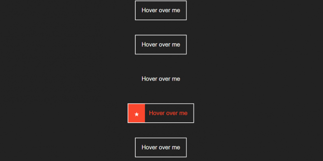 BUTTON HOVER ANIMATIONS