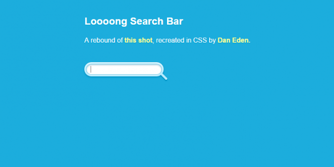 LOOOONG SEARCH BAR
