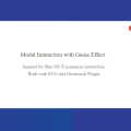 MODAL INTERACTION WITH GENIE EFFECT