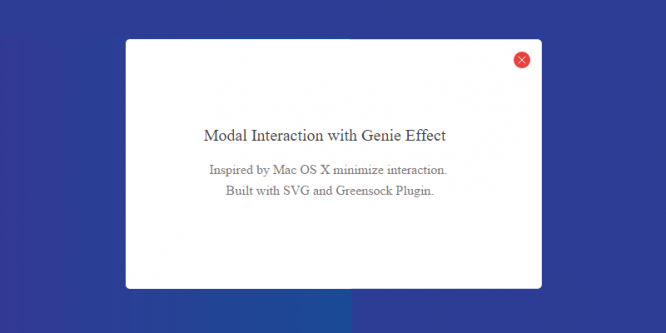 MODAL INTERACTION WITH GENIE EFFECT