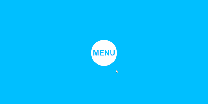 PURE CSS SPIN-OUT MENU