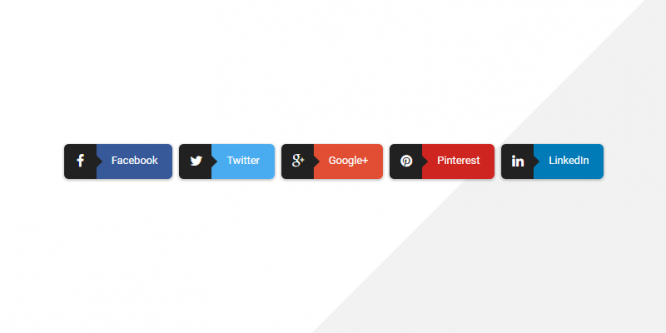 SOCIAL BUTTONS WITH ICON FONTS