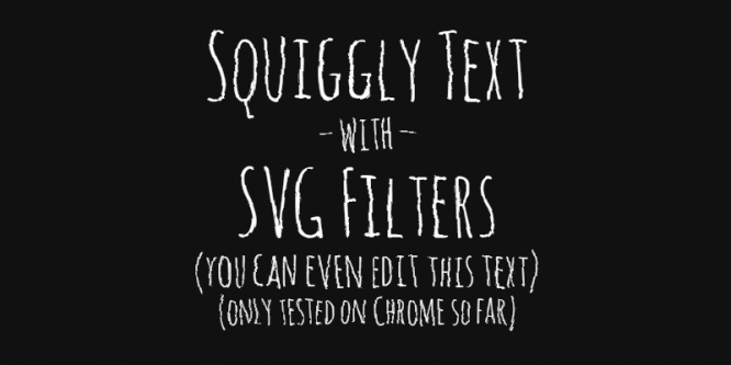 SQUIGGLY TEXT