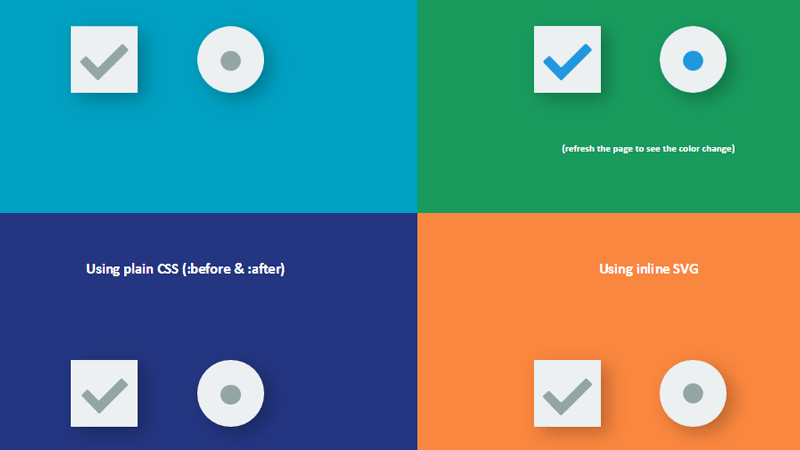 STYLING CHECKBOXES AND RADIO BUTTONS WITH CSS