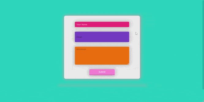 FLOATING CONTACT FORM CSS