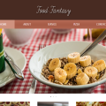 Food Fantasy web and mobile website template