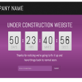 Franze under construction web and mobile template
