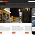 Ideal Business web template and mobile website template for corporate companies