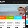 Kids Kite web and mobile template