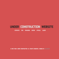 Pearl under construction web and mobile website template