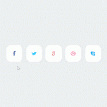 STYLISH SOCIAL BUTTONS