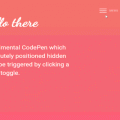 CSS3 OFF-CANVAS PANEL WITH MENU