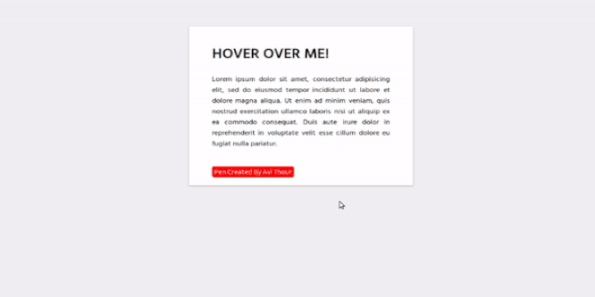 ANIMATED BOX WITH HOVER EFFECTS