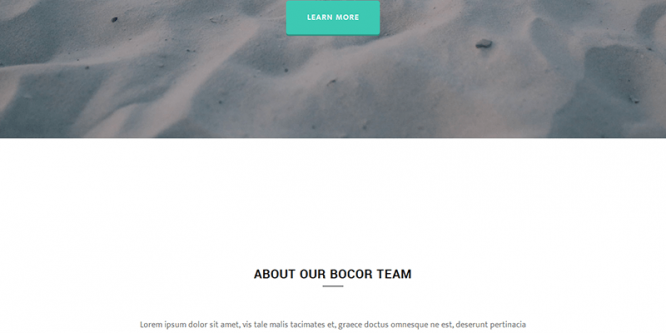 Bocor – Bootstrap template with nice animation