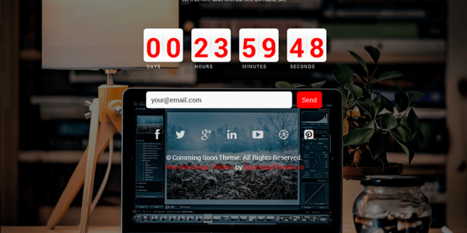 ComingSoon – Free HTML Bootstrap Template