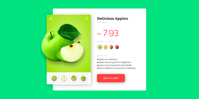 E-COMMERCE PRODUCT (DELICIOUS APPLES)