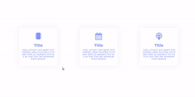 HOVER EFFECT FOR BOXES