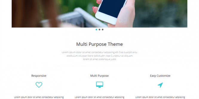 eNno – Free Simple Bootstrap Template