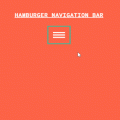 CREATING HAMBURGER NAVIGATION BAR USING HTML AND CSS